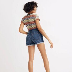 Madewell Curvy High-Rise Denim Shorts